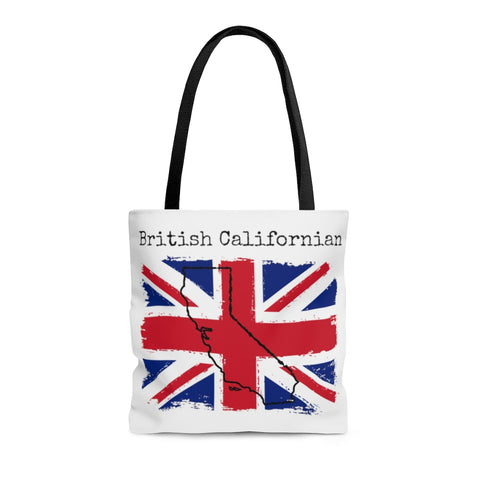 front back view British Californian Tote – British Ancestry, California Style