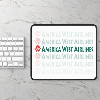 America West Airlines Fade Logo Mouse Pad