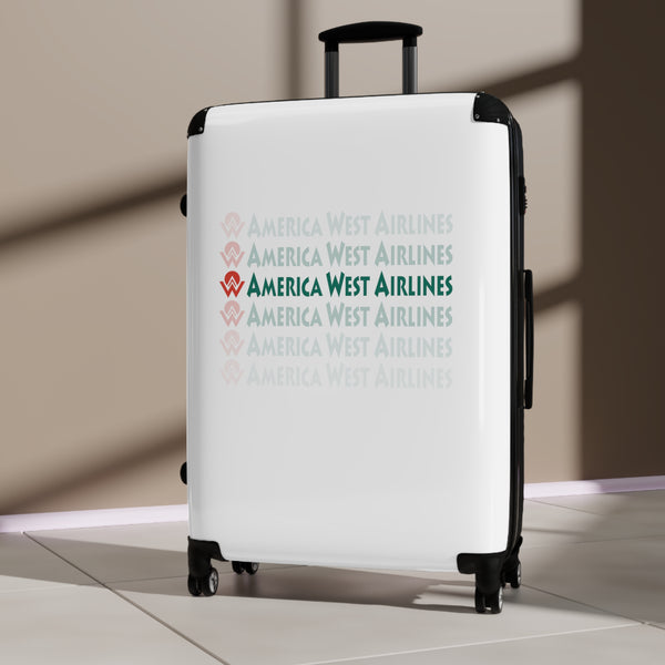 America West Airlines Fade Logo - Suitcase
