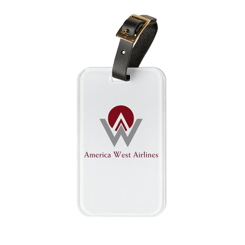 The Original America West Airlines Logo - Luggage Tag