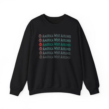 America West Airlines Fade Logo - Unisex Sweatshirt