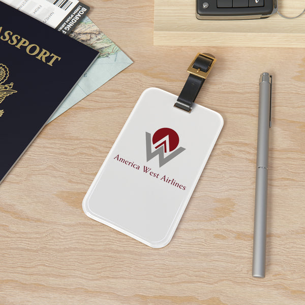 The Original America West Airlines Logo - Luggage Tag