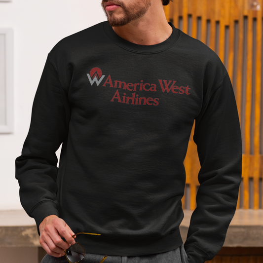 The Original America West Airlines Classic Logo - Unisex Crewneck Sweatshirt