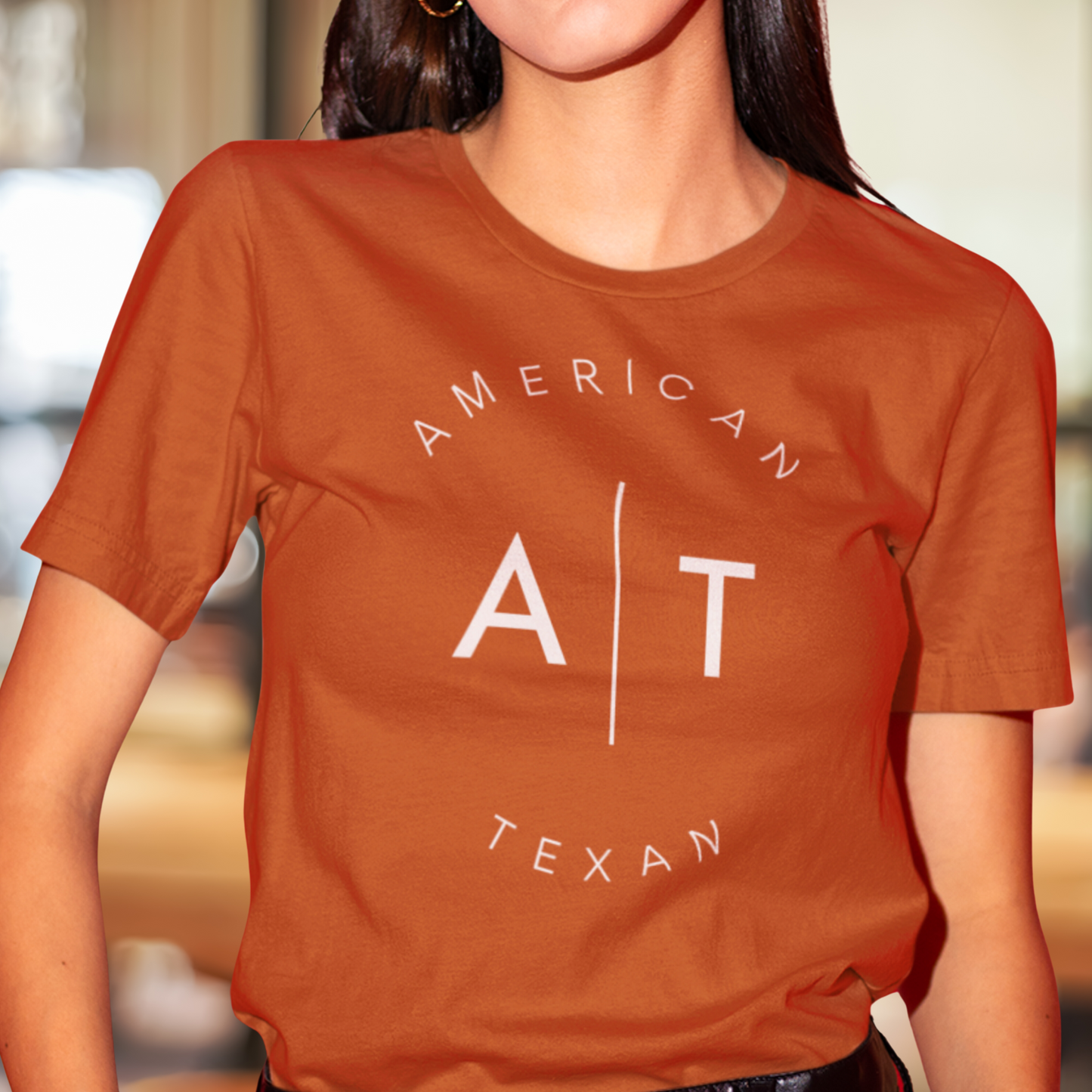 American Customized US State Unisex T-shirt | Modern Initials Style