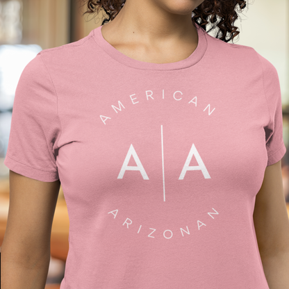 American Customized US State Unisex T-shirt | Modern Initials Style