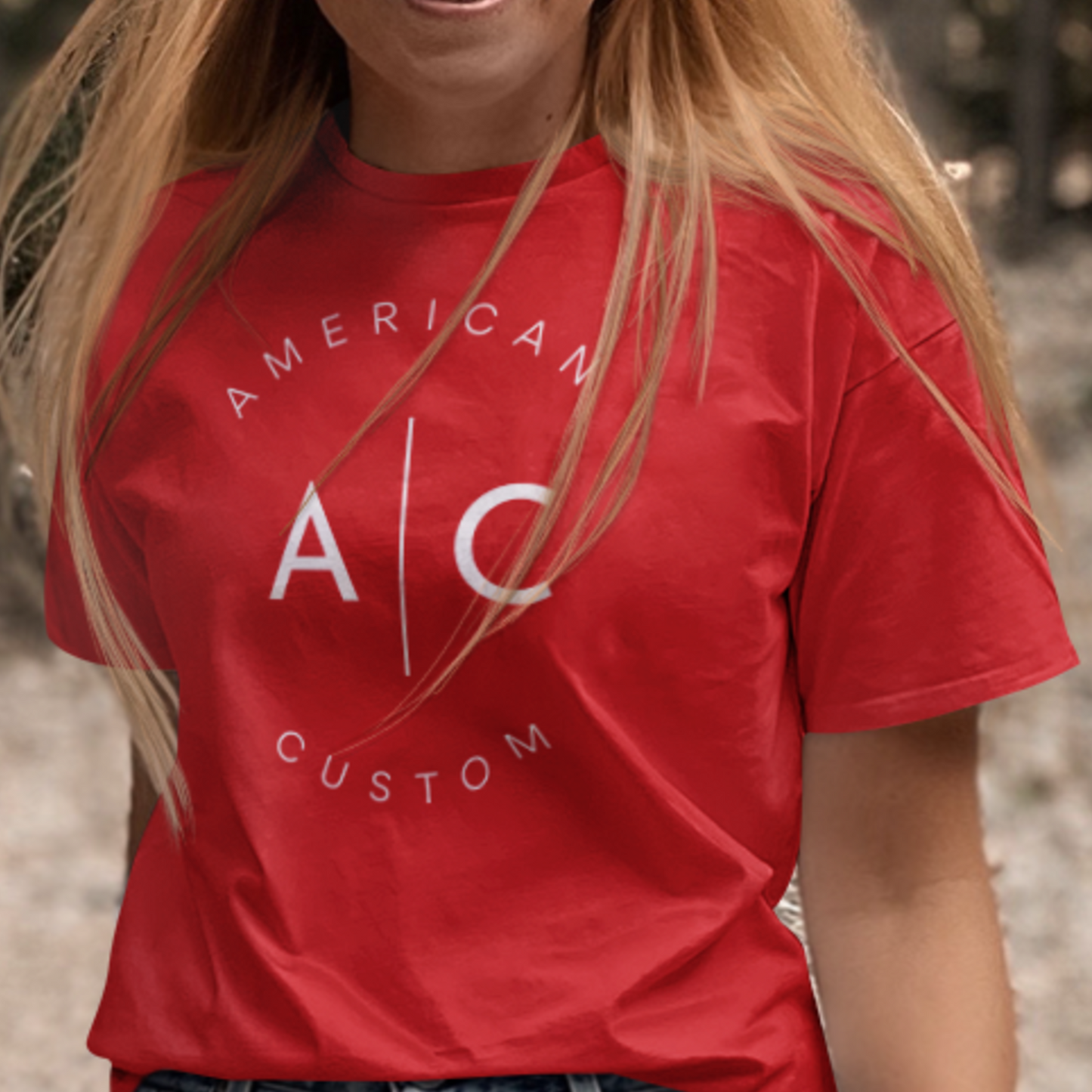 American Customized US State Unisex T-shirt | Modern Initials Style