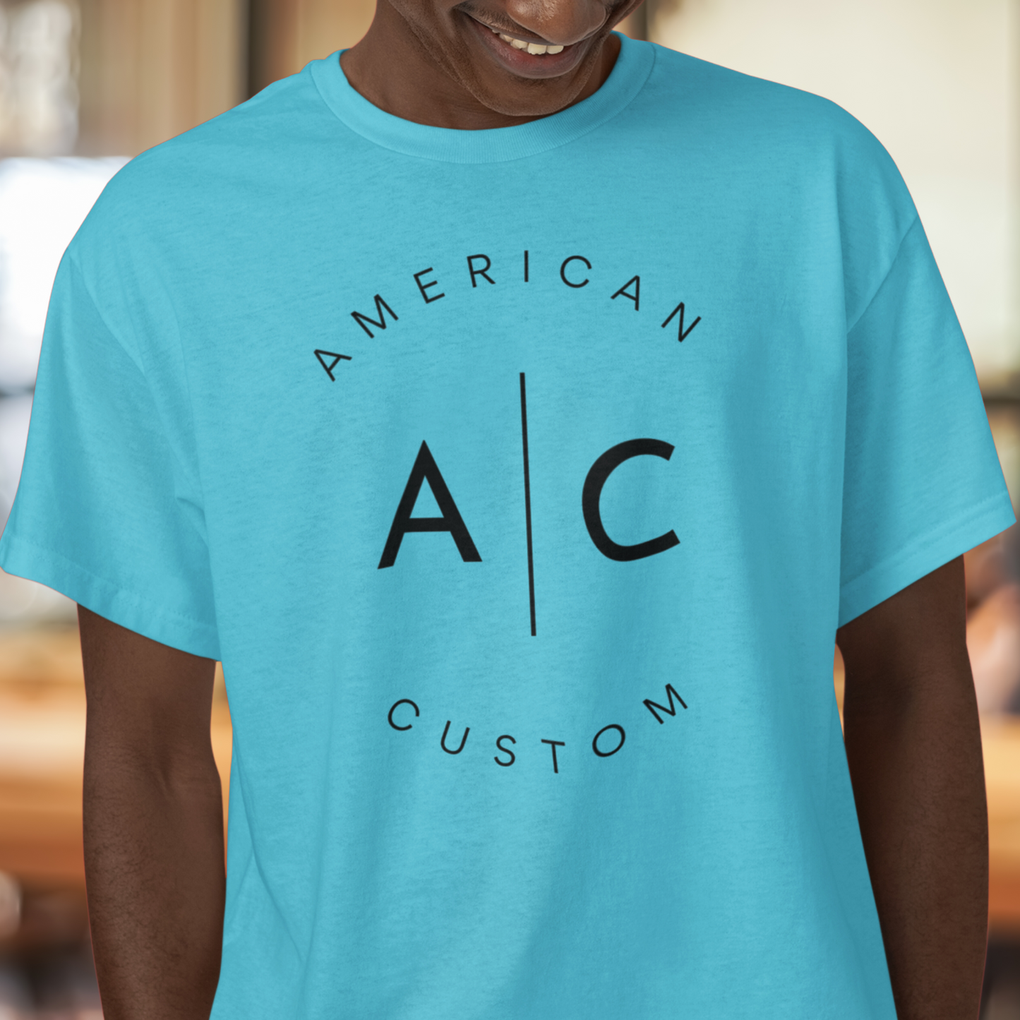 American Customized US State Unisex T-shirt | Modern Initials Style