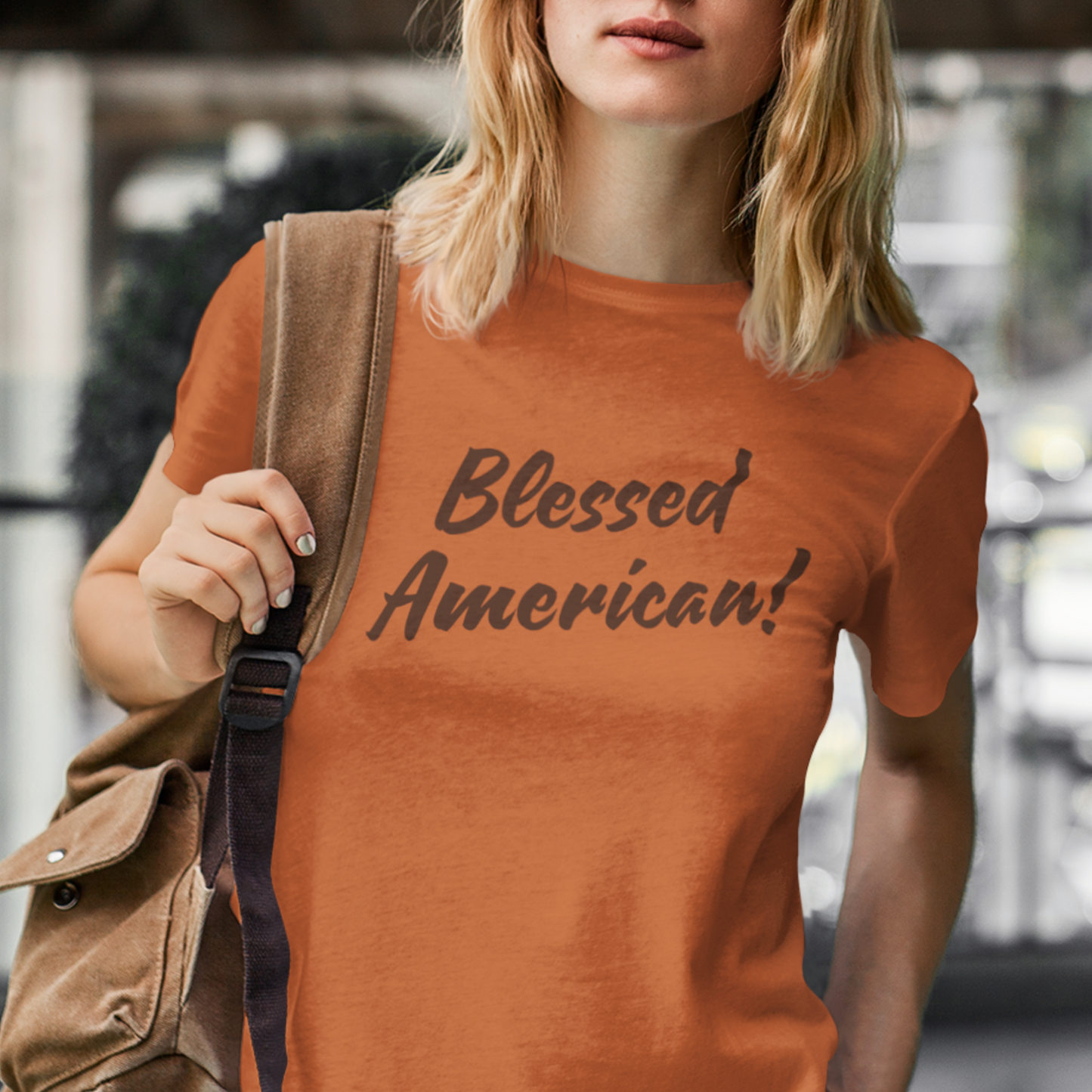 Blessed American! Unisex T-shirt | Patriotic Tee