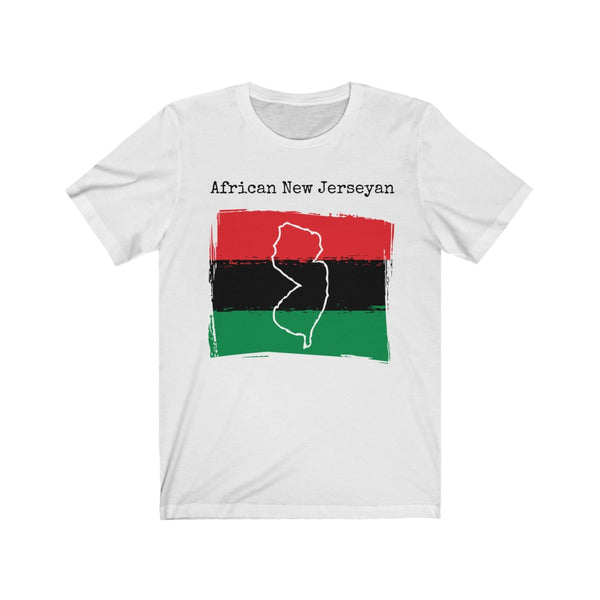 white African New Jerseyan Unisex T-Shirt – African Ancestry, New Jersey Pride