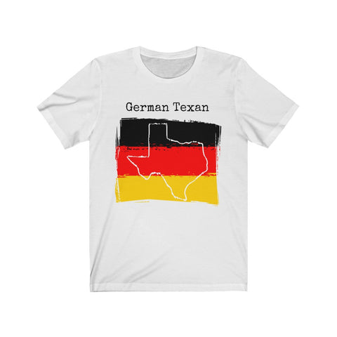 white German Texan Unisex T-Shirt - German Ancestry, Texas Pride