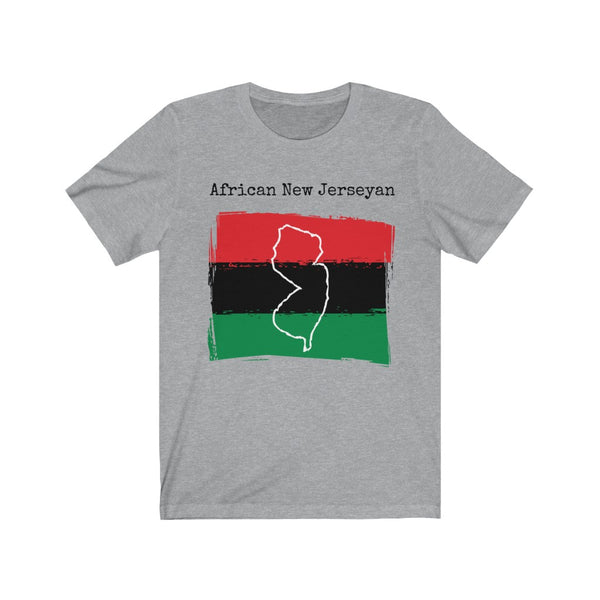 sport grey African New Jerseyan Unisex T-Shirt – African Ancestry, New Jersey Pride