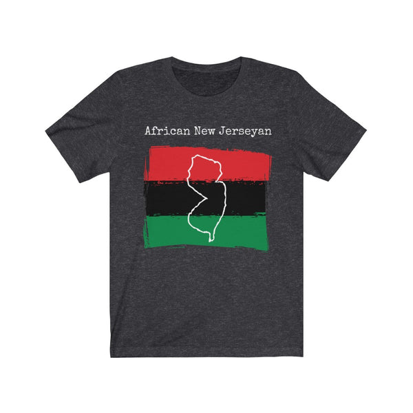 dark heather grey African New Jerseyan Unisex T-Shirt – African Ancestry, New Jersey Pride
