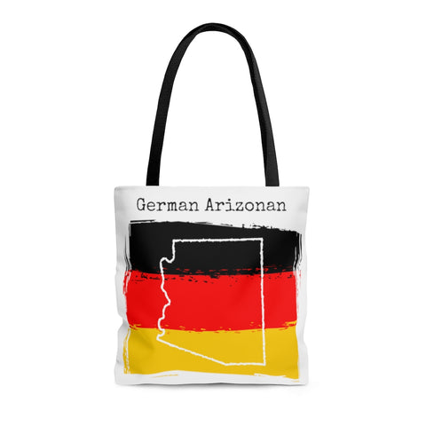 front and back German Arizonan Tote - German Ancestry, Arizona Pride