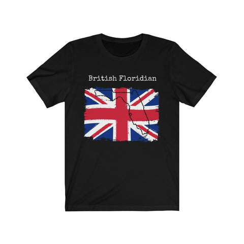 black British Floridian Unisex T-Shirt – British Ancestry, Florida Pride