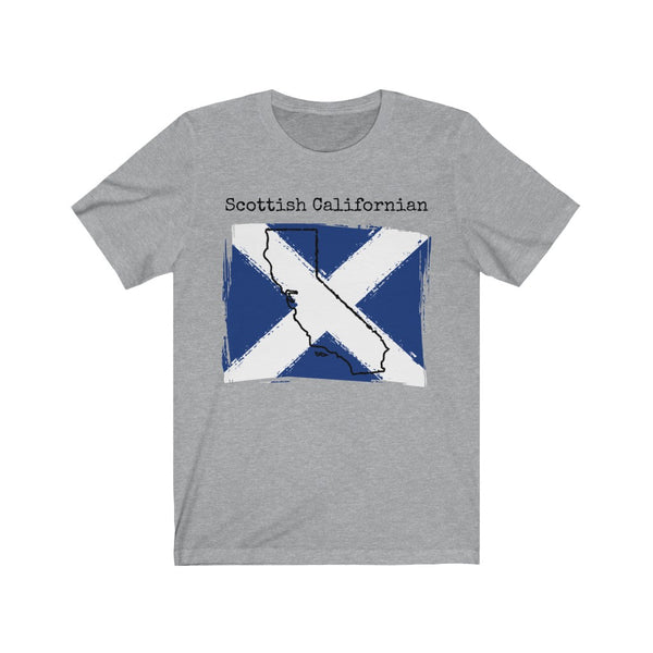 sport grey Scottish Californian Unisex T-Shirt - Scottish Heritage, California Style