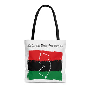 Front view African New Jerseyan-African Pride, New Jersey Pride Totes
