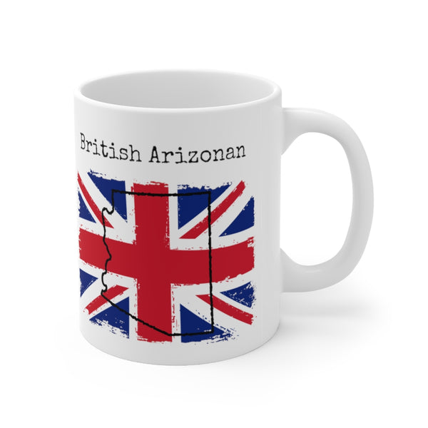 right view British Arizonan Ceramic Mug | British Ancestry, Arizona Pride