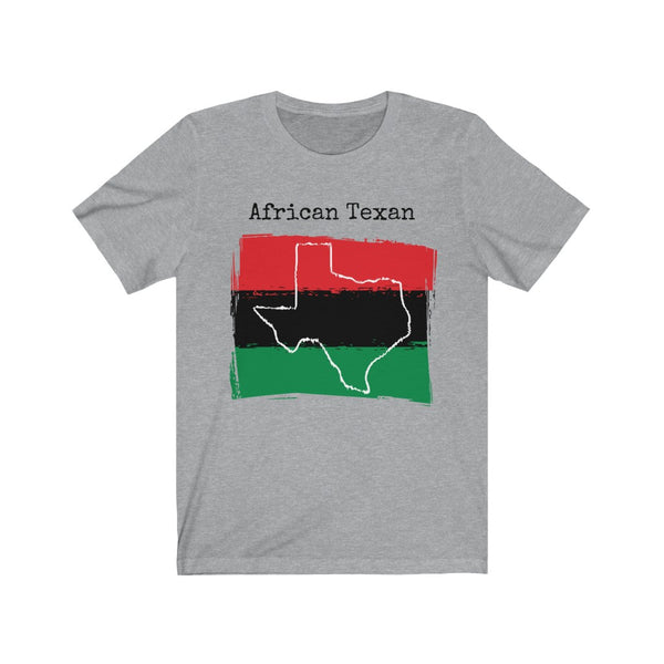sport grey African Texan Unisex T-Shirt – African Ancestry, Texas Pride