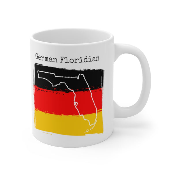 right view German Floridian Ceramic Mug - German Ancestry, Florida Pride 