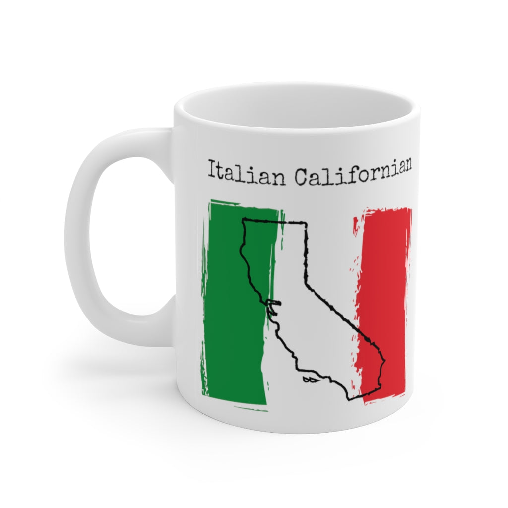 Italian Californian Ceramic Mug | Italian Heritage, California Style