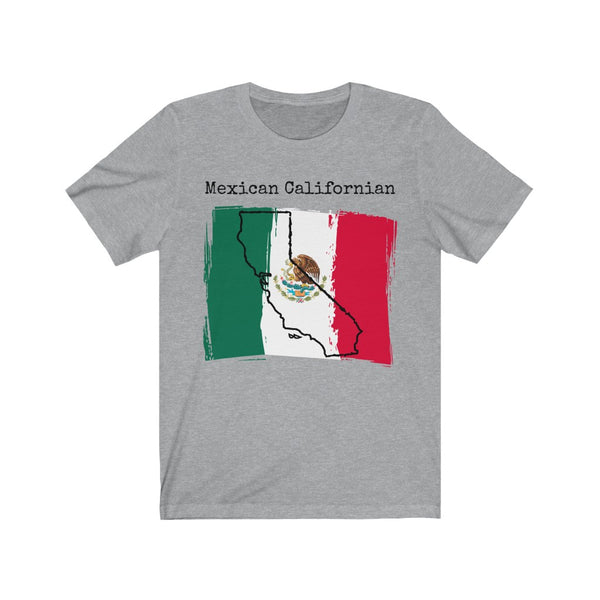 Light Heather Grey Mexican Californian Unisex T-Shirt - Mexican Pride, California Style