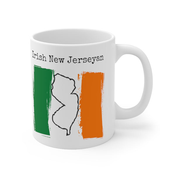 right view Irish New Jerseyan Ceramic Mug 