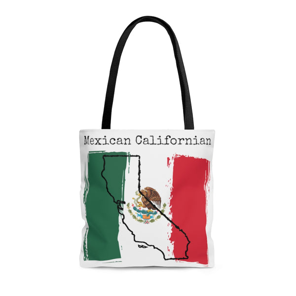 front and back view Mexican Californian Tote - Mexican Pride, California Style