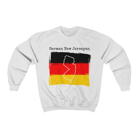 white German New Jerseyan Unisex Sweatshirt - German Ancestry, New Jersey Pride