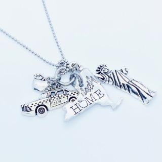 angle view New York Home Charm Necklace