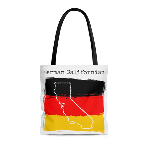 front and back view German Californian Tote - German Ancestry, Californian Style