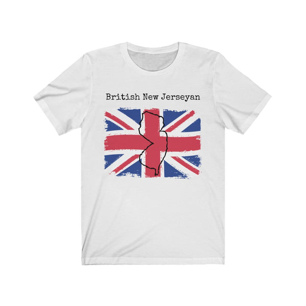 white British New Jerseyan Unisex T-Shirt - British Ancestry, New Jersey Pride