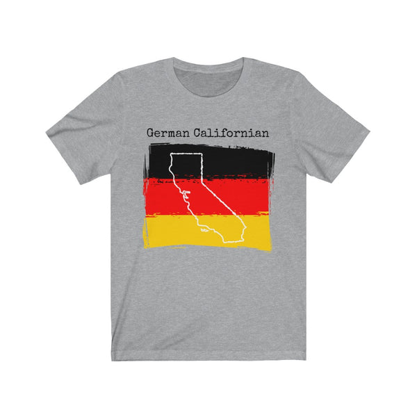 sport grey German Californian Unisex T-Shirt - German Ancestry, California Style