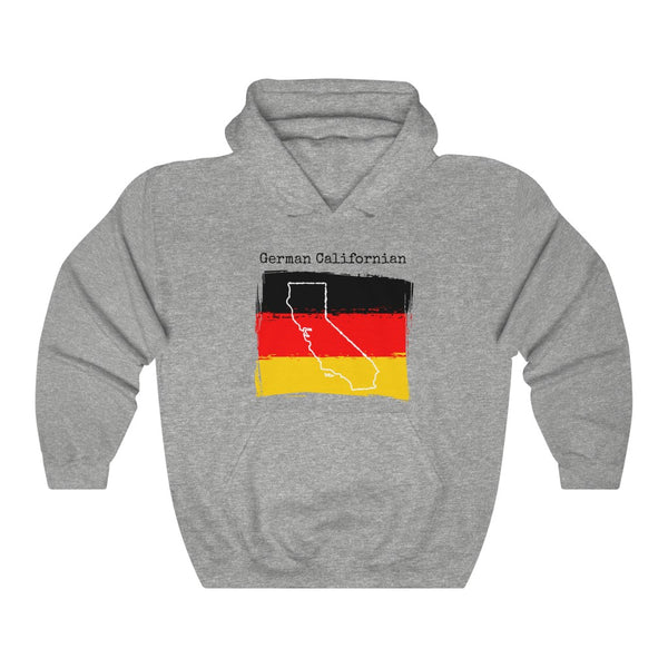 sport grey German Californian Unisex Hoodie | German Heritage, California Style