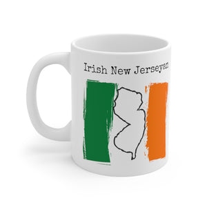 left view Irish New Jerseyan Ceramic Mug 
