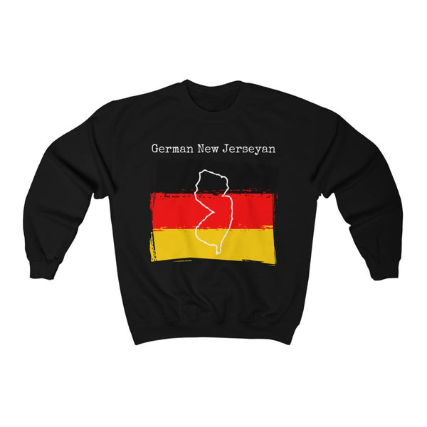 black German New Jerseyan Unisex Sweatshirt - German Ancestry, New Jersey Pride