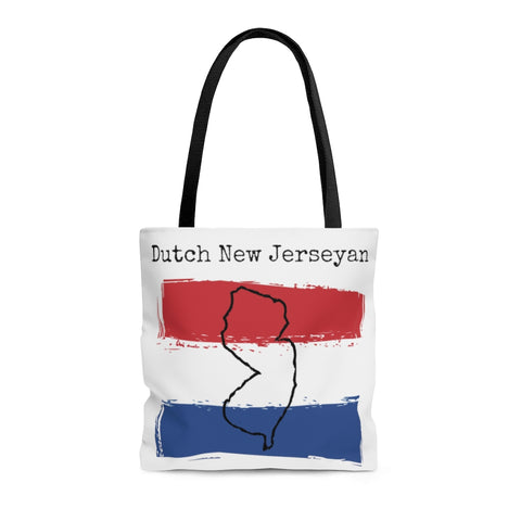 front back view Dutch New Jerseyan Tote - Dutch Culture, New Jersey Pride