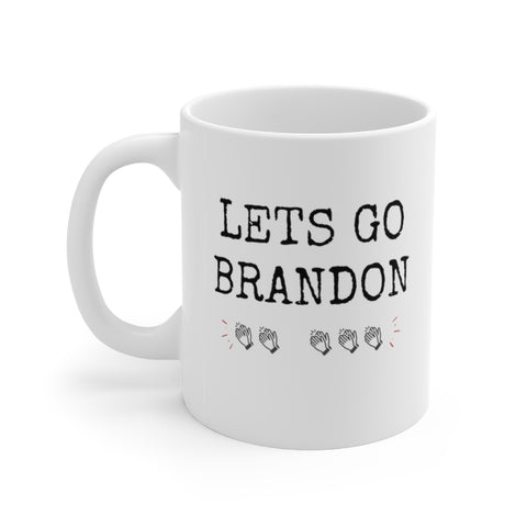 Lets Go Brandon Ceramic Mug left view