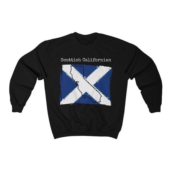black Scottish Californian Unisex Sweatshirt | Scottish Heritage, California Style