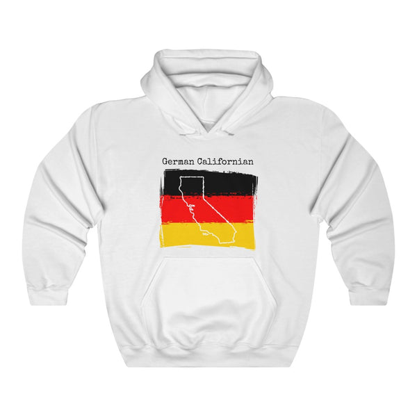 white German Californian Unisex Hoodie | German Heritage, California Style
