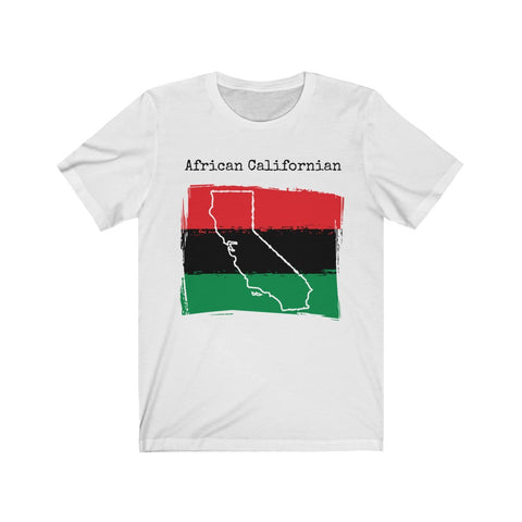 white African Californian Unisex T-Shirt – African Ancestry, California Style