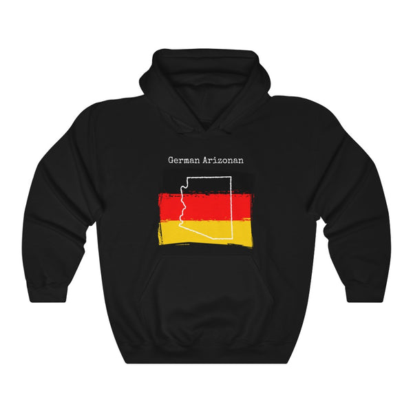 black German Arizonan Unisex Hoodie | German Heritage, Arizona Pride