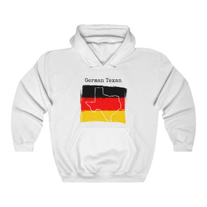 white German Texan Unisex Hoodie | German Heritage, Texas Pride
