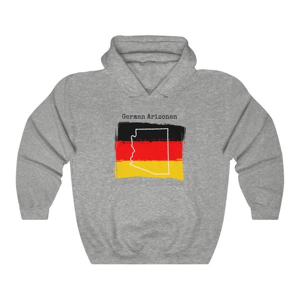 sport grey German Arizonan Unisex Hoodie | German Heritage, Arizona Pride