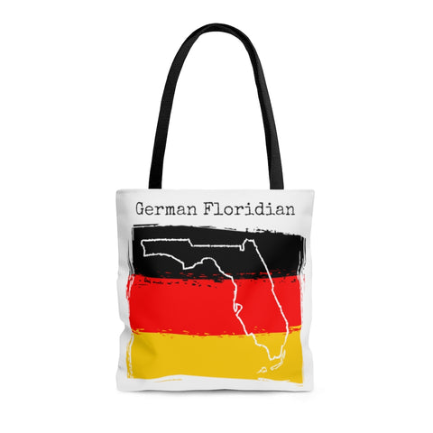 front and back view German Floridian Tote - German Ancestry, Florida Pride