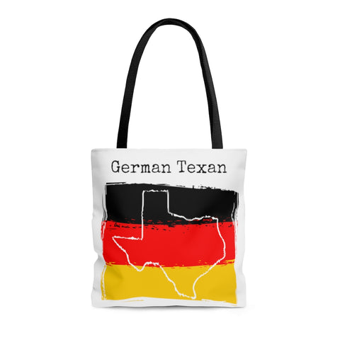 front and back view of a German Texan Tote - German Ancestry, Texas Pride