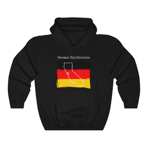 black German Californian Unisex Hoodie | German Heritage, California Style