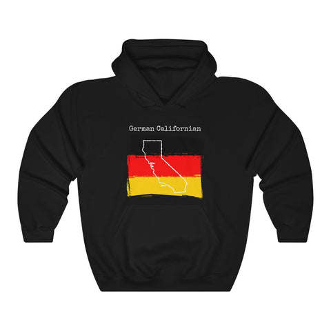 black German Californian Unisex Hoodie | German Heritage, California Style