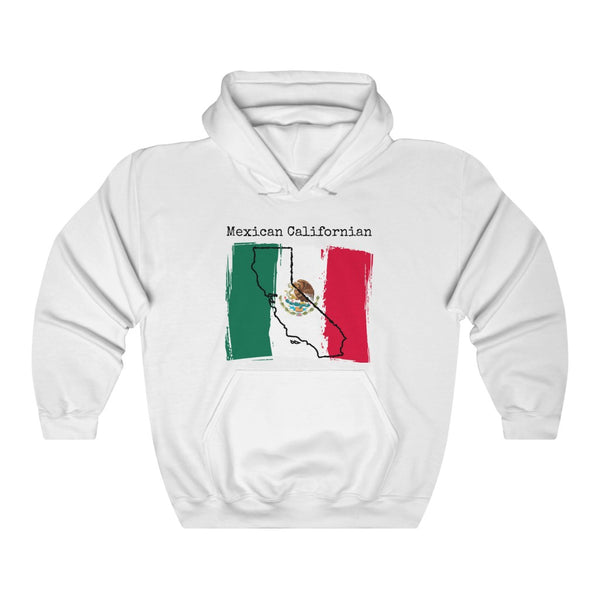 white Mexican Californian Unisex Hoodie - Mexican Pride, California Style