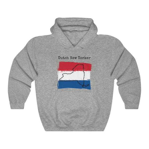 sport grey Dutch New Yorker Unisex Hoodie | Dutch Heritage, New York Style